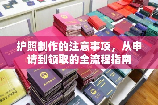 宁洱护照制作的注意事项，从申请到领取的全流程指南