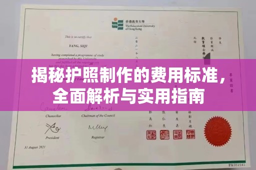 宁洱揭秘护照制作的费用标准，全面解析与实用指南