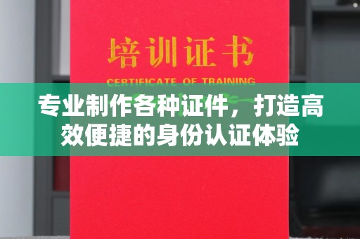 宁洱专业制作各种证件，打造高效便捷的身份认证体验