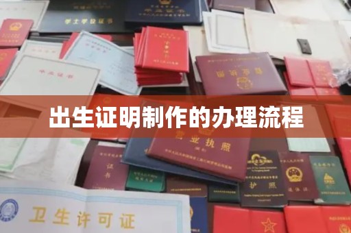 宁洱出生证明制作的办理流程